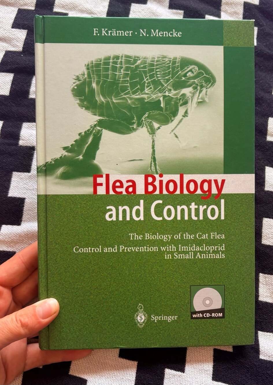 flea biology and control hardcover springer krämer mencke veterinary book